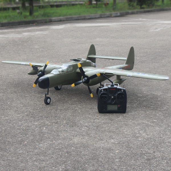 Dynam P-61 Black Widow Green 4S Twin Engine RC Warbird Plane 1500mm w  Flaps Online Sale