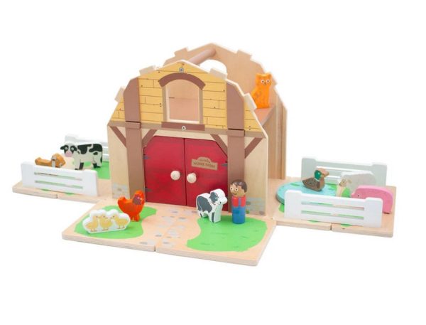 Jumini Home Farm Barn with Animals Supply