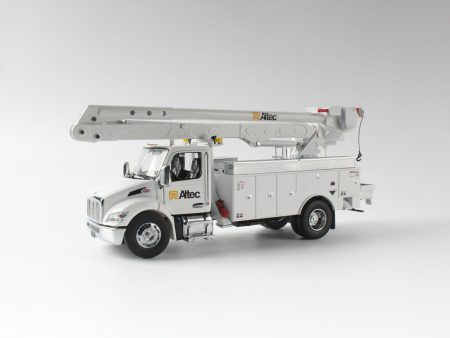 1:32 Peterbilt 536 cab with Altec AA55 Aerial - White Truck White Body, 71105 Discount