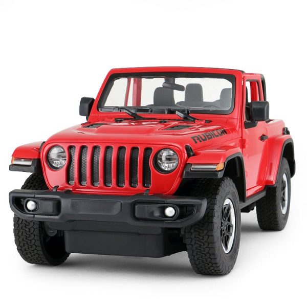 Jeep Wrangler Off-Road RC Car 1 14 Scale Licensed Remote Control Toy Car with Open Doors and Working Lights by Rastar Sale