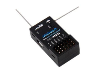 Detrum MSR66A 6CH 2.4Ghz Mini Receiver iStone 6-Axis Gyro Stabilizer w  ABS System Fashion