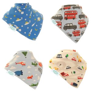 Bandana Dribble Bibs 4 Pack Zoom Supply