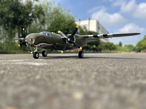 Dynam B-26 Marauder Green 4S Twin-Engine RC Warbird Plane 1.5m Wingspan w  Flaps Online Hot Sale