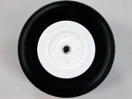 Freewing 65mm (2.55 ) x 16mm PU Rubber Treaded Wheel for 4.2mm Axle - Type B Cheap