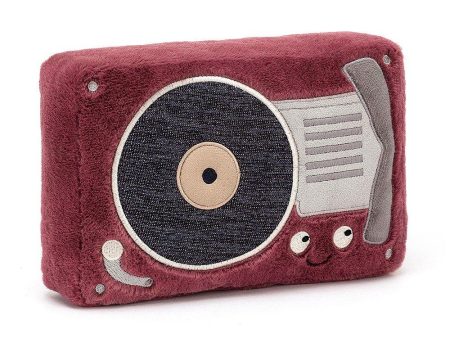 Jellycat Wiggedy Record Player ONE SIZE - H9  X W6  Online Sale