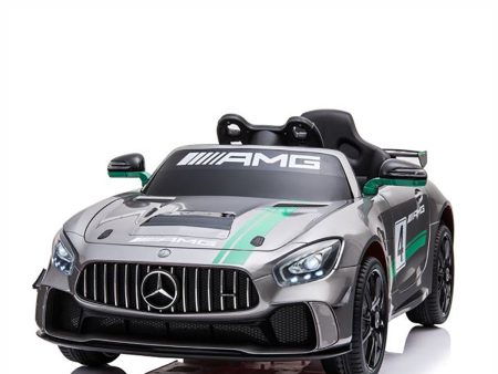 【PREMIUM EDITION】12V Licensed Mercedes-Benz AMG GT4 with MP4, Rocking Function and Remote Control For Discount