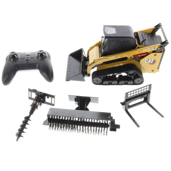 1:16 Diecast Radio Control Cat® 297D2 Multi Terrain Loader (include 4 interchangeable work tools - bucket, auger, forks, and broom), 28008 **INCOMING JULY For Discount