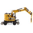 1:50 Cat® M323F Railroad Wheeled Excavator - Cat Yellow Version High Line Series, 85662 For Sale