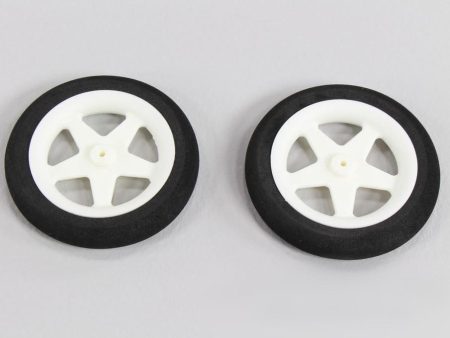 Du-Bro 63.5mm (2.5 ) x 10mm EVA Foam Micro Sport Wheels for 4mm Axle (2 Pack) Discount