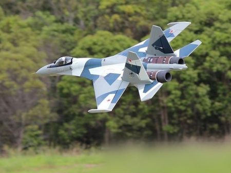 Freewing SU-35 Gray Camo Twin 70mm EDF Thrust Vectoring Jet - PNP Online Hot Sale