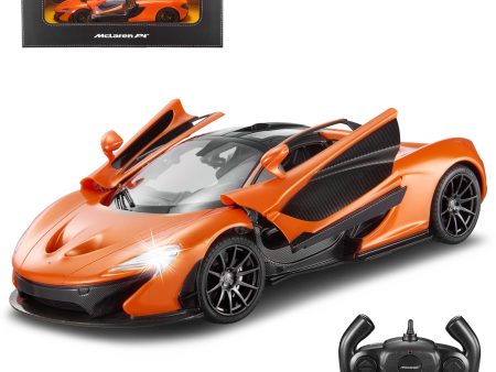 McLaren P1 RC Car 1 14 Scale Licensed Remote Control Toy Car with Automatic Open Doors and Working Lights by Rastar For Sale