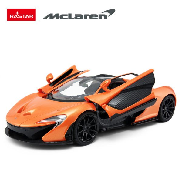 McLaren P1 RC Car 1 14 Scale Licensed Remote Control Toy Car with Automatic Open Doors and Working Lights by Rastar For Sale