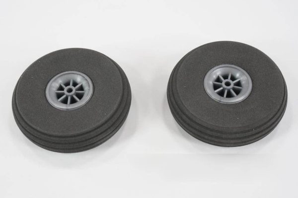 Du-Bro 76.2mm (3 ) x 23mm Treaded EVA Foam Super Lite Wheels for 4mm Axle (2 Pack) For Discount