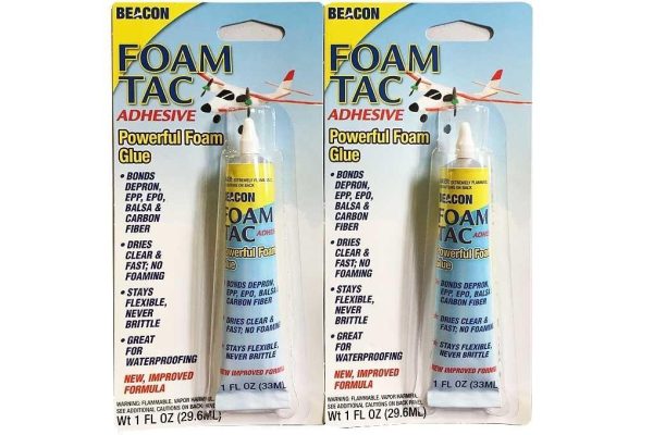 Beacon Foam-Tac Glue - 2 Pack of 1oz Tubes Hot on Sale