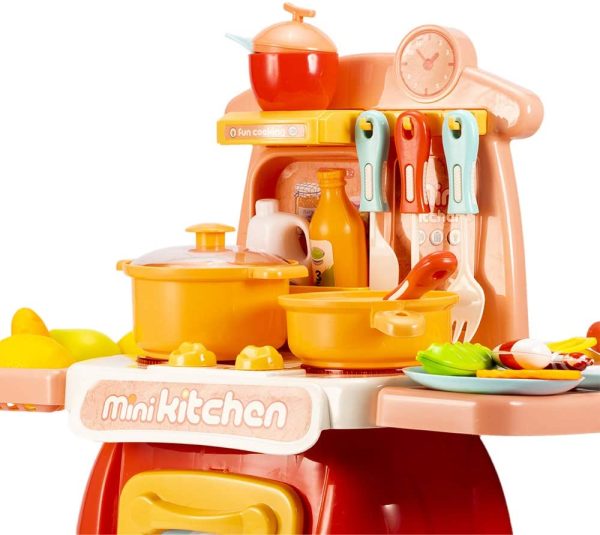 STEM Toys - Cooking Toys Mini Kitchen Set for kids 【Blue】 Online Hot Sale