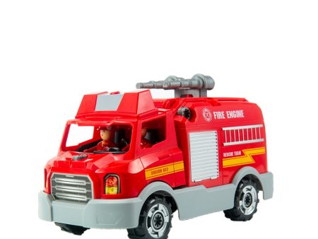 STEM Toys - Take Apart Fire Engine Assemble Toy for Kids Online Hot Sale